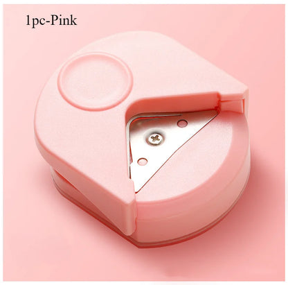 Portable Circle Cutter & Corner Rounder Machine – Button Maker Tool for Paper, Cards & Photos, Precision Corner Punching Craft Cutter for DIY Projects