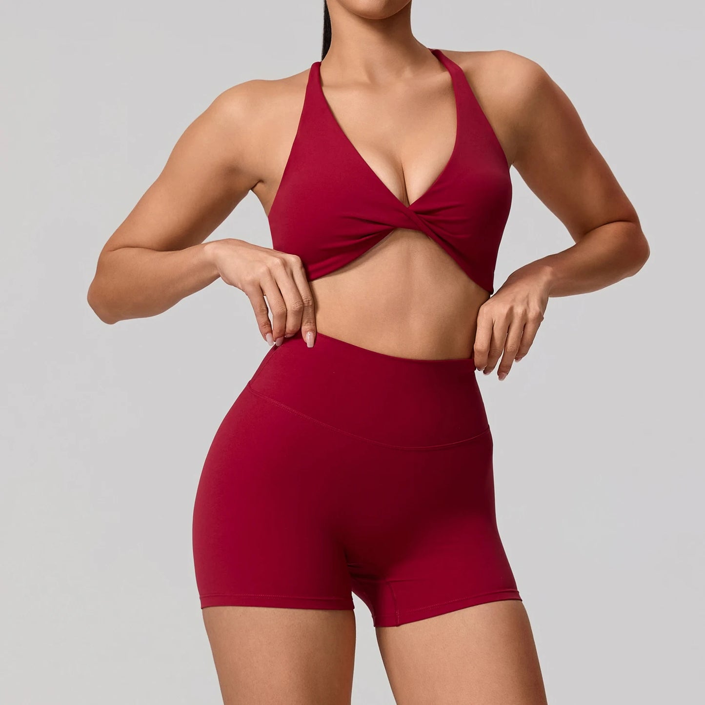 2Pcs Women's Yoga Sports Set - Quick Dry Long Sleeve Workout Tracksuit for Gym & Running