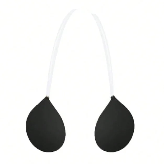 Deep U-Plunge Sticky Bra - Invisible Silicone Push-Up Bra for Backless Wedding Dresses and Low-Cut Outfits