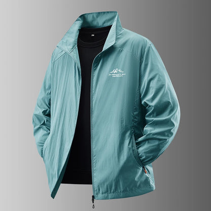 Men’s UV Protection Summer Jacket - Ultra-Light Breathable Sunproof Fishing Coat for Outdoor Activities