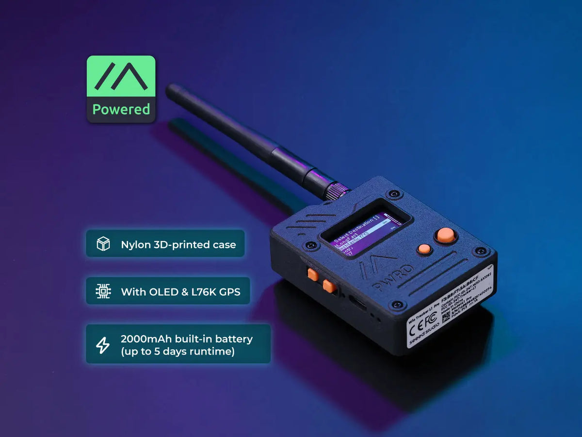Wio Tracker L1 Meshtastic LoRa Node - MeshCore SX1262 862–930MHz Development Board with nRF52840 and L76K GPS