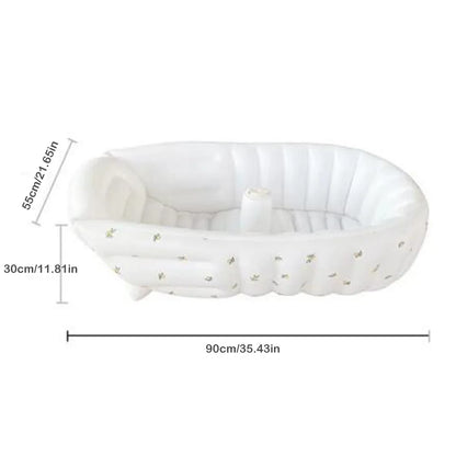 Animal Baby Inflatable Bathtub – Portable Outdoor Swimming Pool for Newborns & Kids