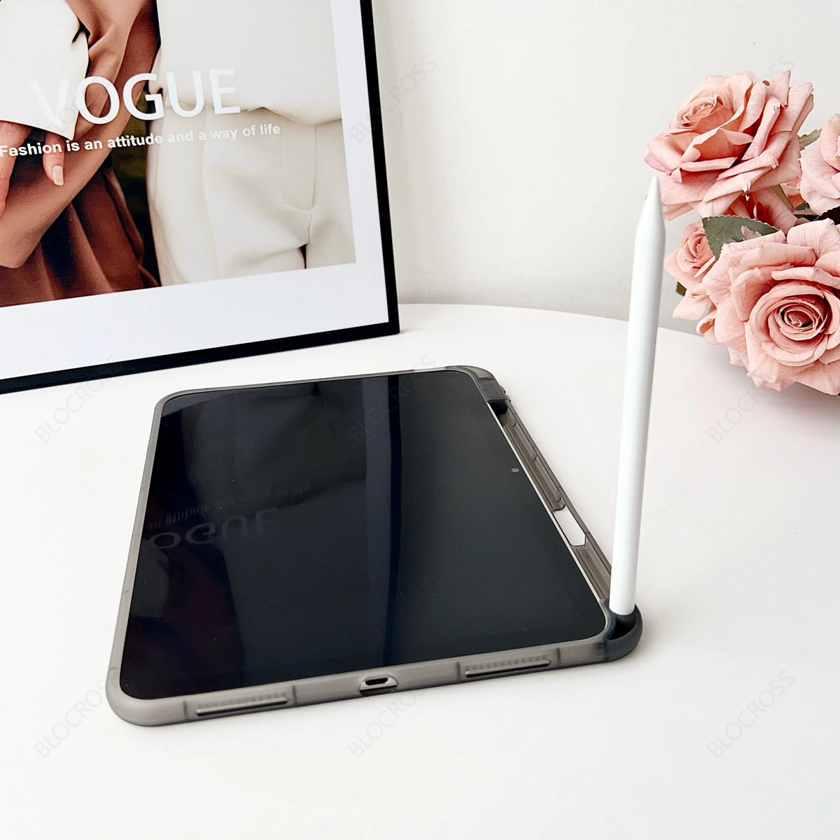 PC + TPU iPad Protective Case with Stand - Hard Cover for iPad 5th–10th Gen, Air, Pro 11 & Mini Models