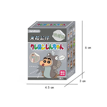 Crayon Shin-Chan Anime Blind Box Figures — Dinosaur Diary Baby Rice Grains Doll, Creative Collectible Toy for Kids & Gifts