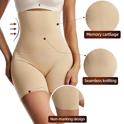 Women’s Seamless High-Waist Shapewear – Butt Lifter Tummy Control Slimming Panty Briefs