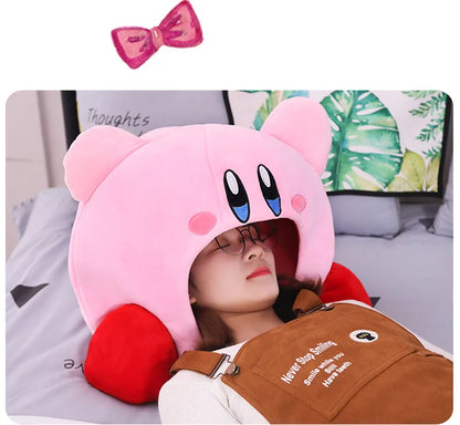 Anime Games Kirby Plush Doll – Soft Nap Pillow, Kawaii Pet Cat Nest & Stuffed Toy Bed, Cute Gift for Kids