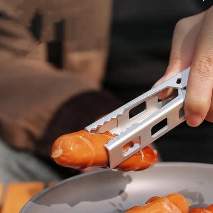 Outdoor Pot Clip Pan Bowl Gripper | Camping Hiking Anti-scald Pan Clamp | Picnic Tableware Accessories for Camping Barbecue Cookware