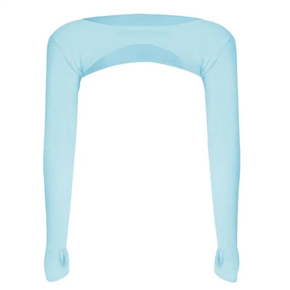 Women’s Summer Ice Silk Shawl – Long Sleeve Sunscreen Arm Sleeves & Cropped Outdoor Cardigan