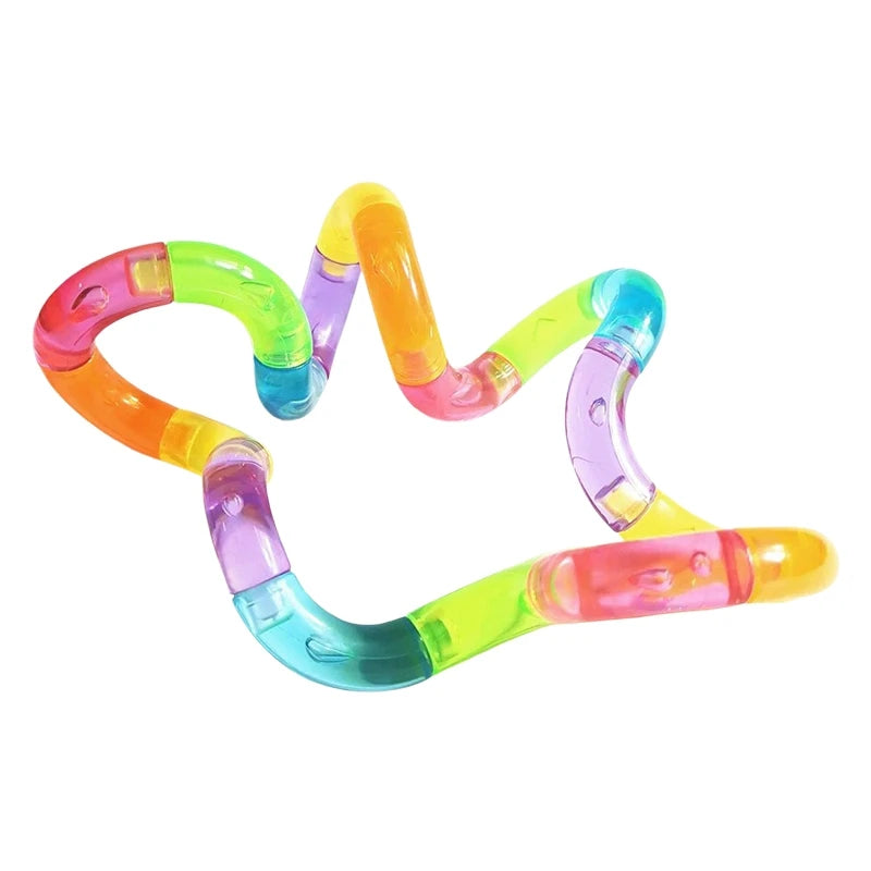 Tangle Fidget Rope Toy - Color Changing Stress Relief & Sensory Party Gift