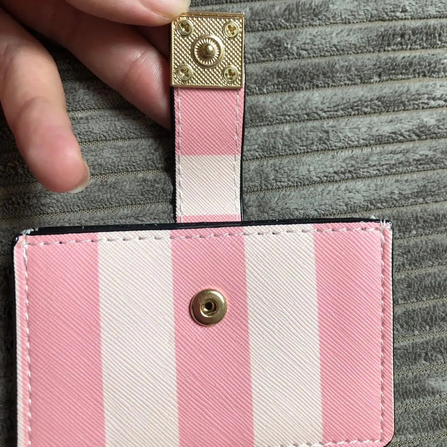 Women’s Pink Card Bag - Fashion Brand Card Holder, Coin Purse, Clutch and Luxury Designer Gift for 2025