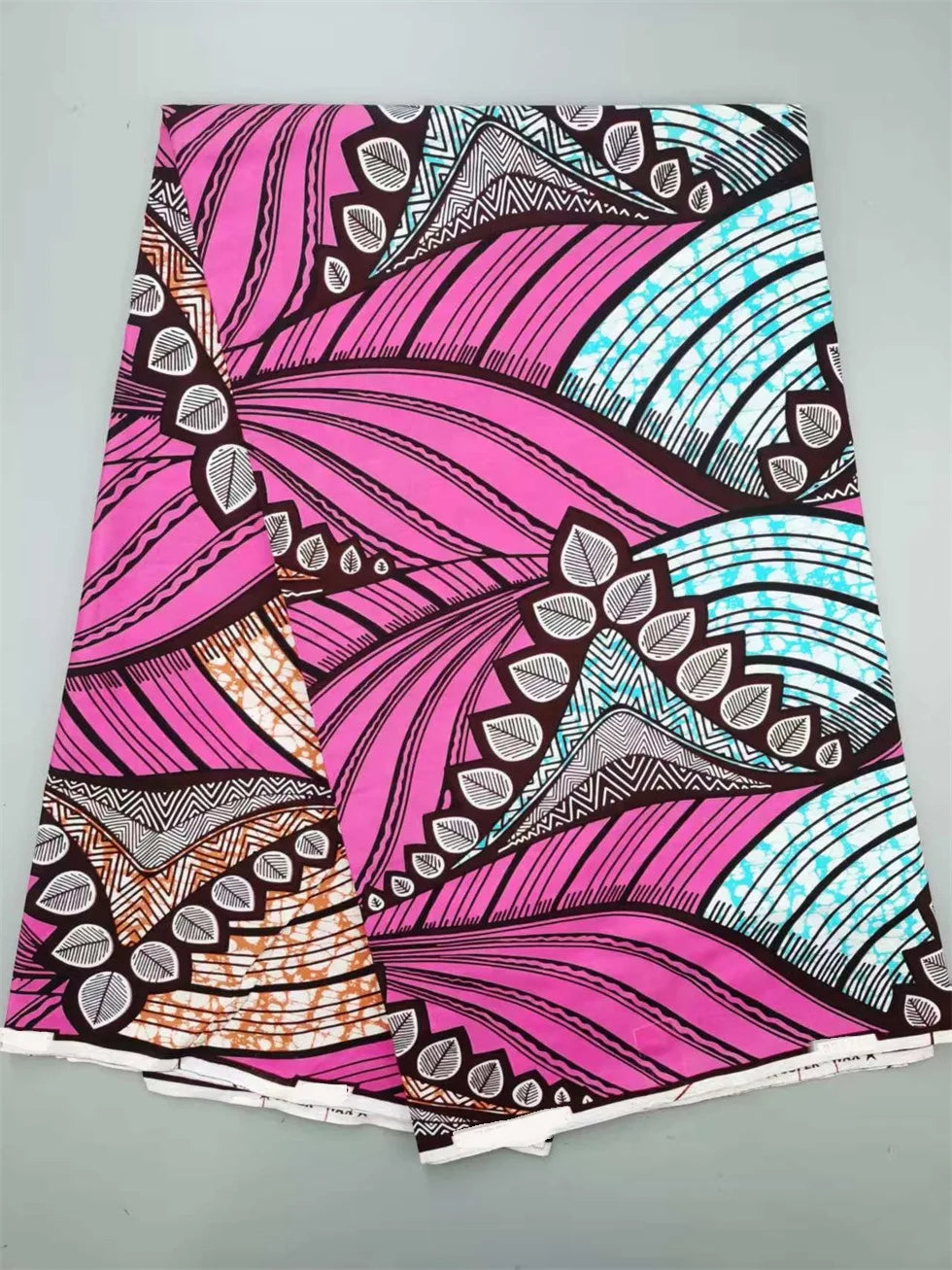 New Nigerian African Wax Fabric - 100% Cotton Real Wax Ankara Print High Quality Original Pagne Material
