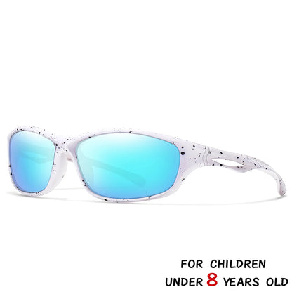 Kids UV400 Sports Sunglasses - Cycling, Camping, Fishing and Outdoor Eyewear for Boys and Girls Ages 3–8