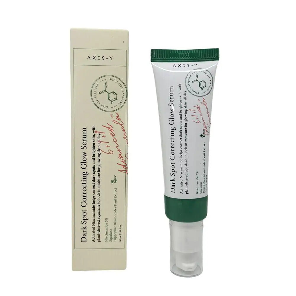 AXIS-Y Dark Spot Correcting Glow Serum 50ml — 5% Niacinamide Korean Skincare for Face Brightening & Spot Removal