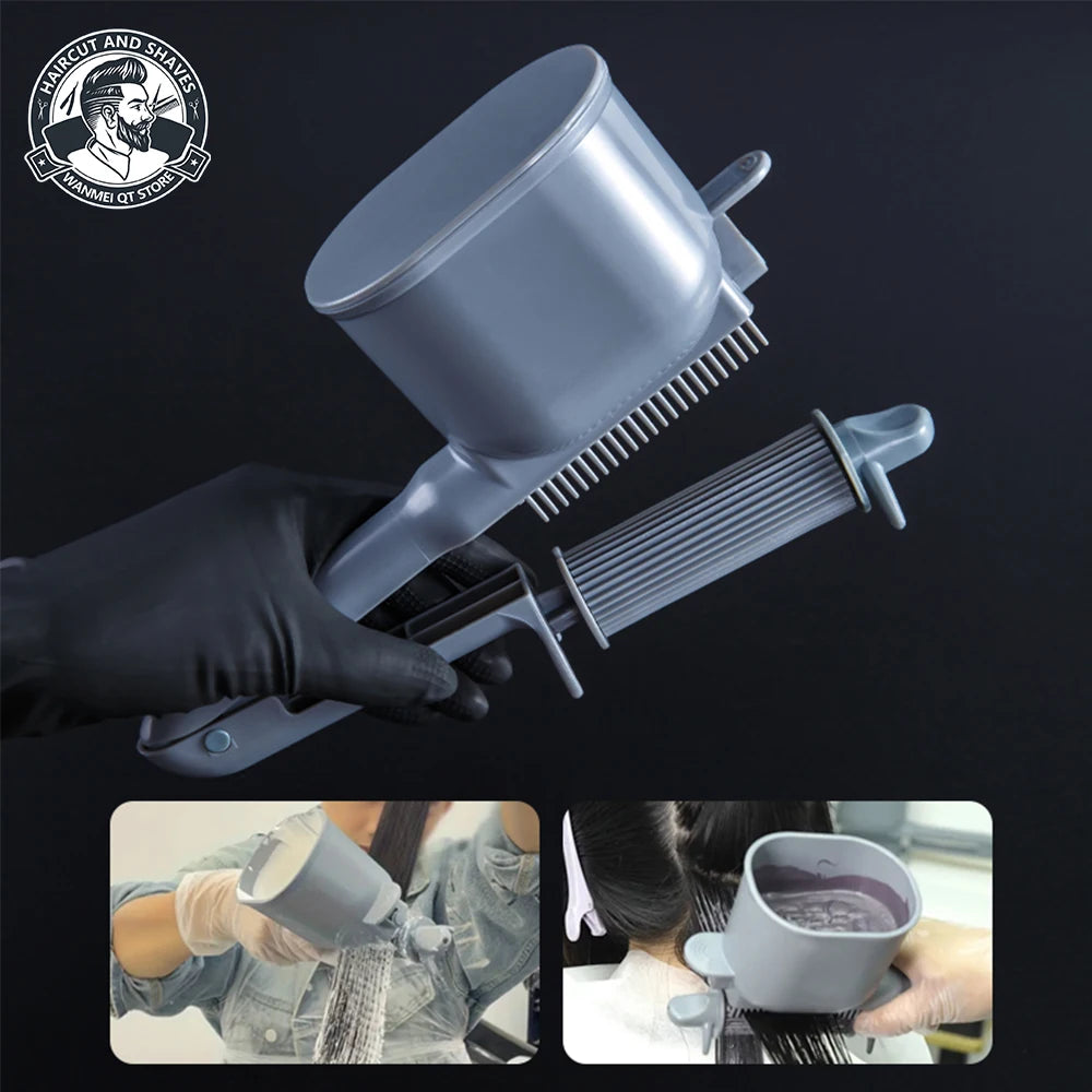 Smart Hair Coloring Tool – Easy Hair Dye & Bleach Applicator with Adjustable Flow, Salon Use