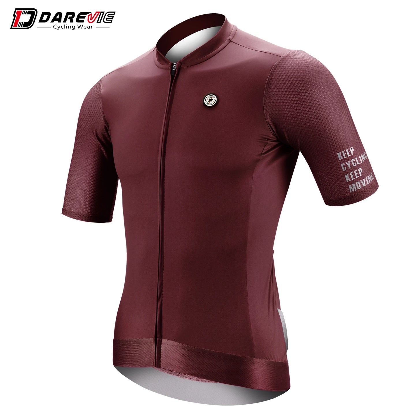 DAREVIE SPF 50+ Long Sleeve Cycling Jersey – Breathable Training Fit, Unisex Lightweight Cycling Maillot for Men & Women Small Size