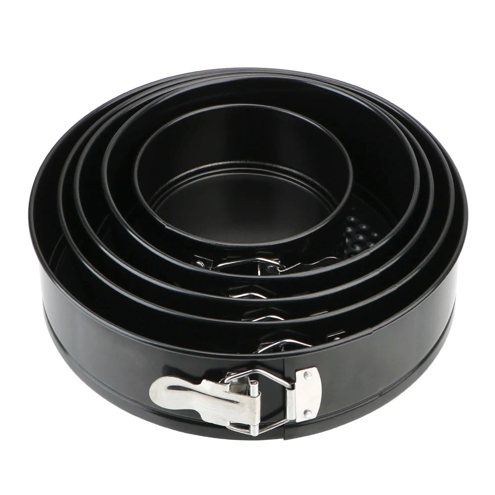 Removable Bottom Round Cake Pan – Carbon Steel Non-Stick Bakeware for Baking Cakes