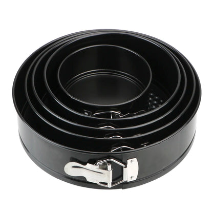 Removable Bottom Round Cake Pan – Carbon Steel Non-Stick Bakeware for Baking Cakes