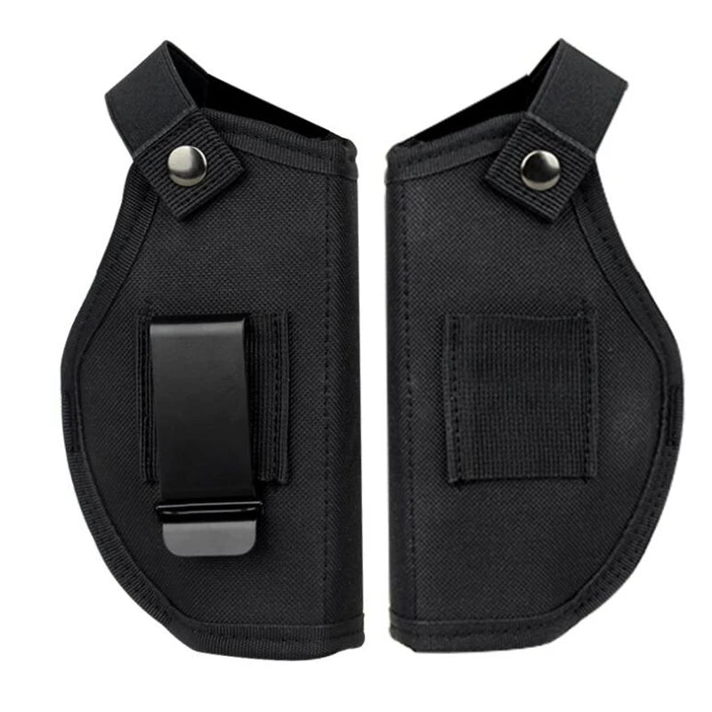 Tactical Universal Gun Holster - Left/Right Hand Waist Concealed Carry for Glock 17/19, Beretta M9, 1911, P226, 9mm Mag Pouch