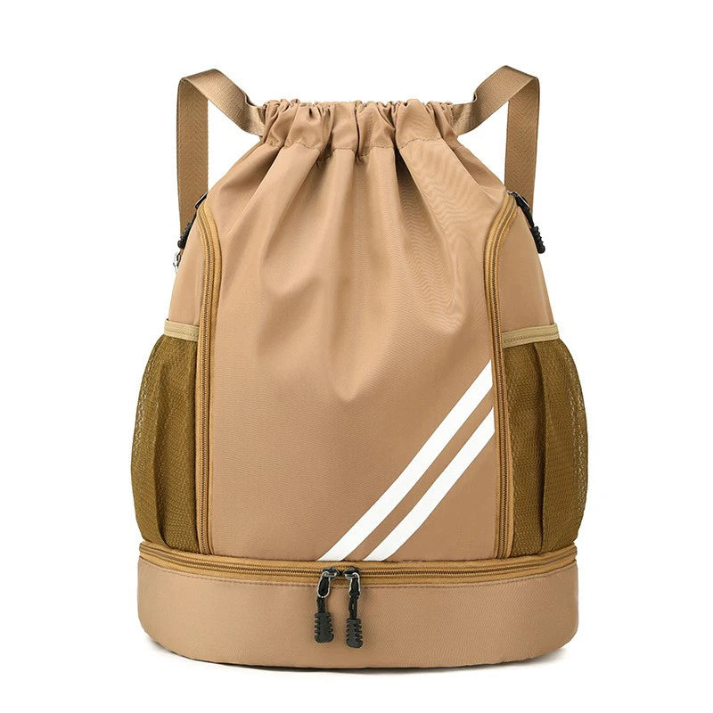 Fitness & Sports Backpack | Gym Bag for Women & Men, Basketball, Soccer, Football Storage with Drawstring Training Knapsack