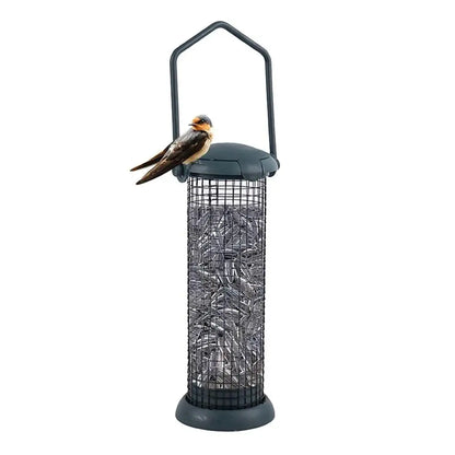 Hanging Bird Suet Feeder - Grease Ball Rack & Outdoor Food Dispenser for Small Wild Birds Feeding Station