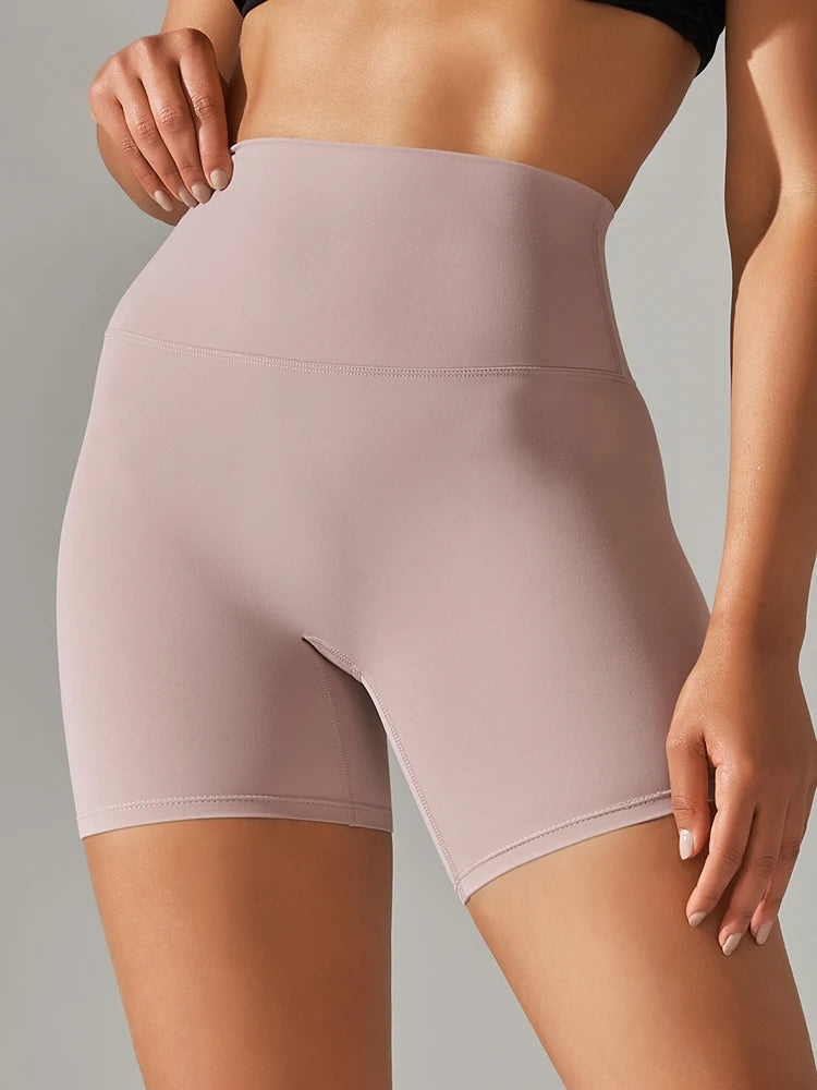 Women High Waist Yoga Legging Shorts - Squat Proof Quick Dry Fitness Cycling Shorts for Gym Workout & Sports