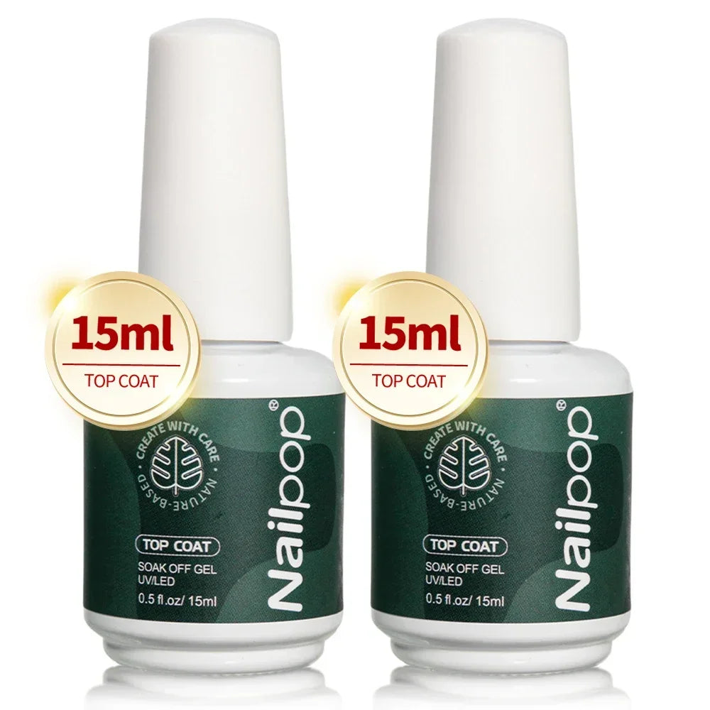 Nailpop Nail Dehydrator & Primer — Acid-Free Natural Nail Prep for Acrylic & UV Gel, Fast Dry Superior Bonding Set