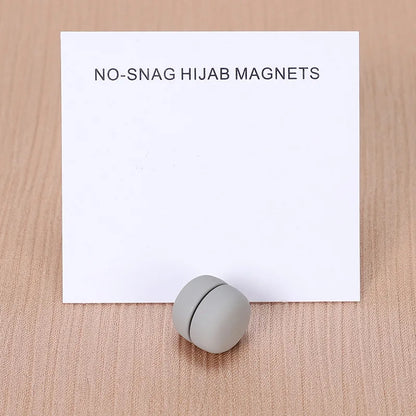 WLP Magnetic Hijab Clips - Solid Color Round Strong Magnet Pins for Silk Scarves Shawls Turban Accessories