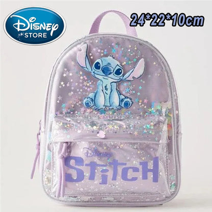 Disney Stitch Plush Backpack – Large-Capacity Cartoon School Bag for Kids & Kindergarten Gift