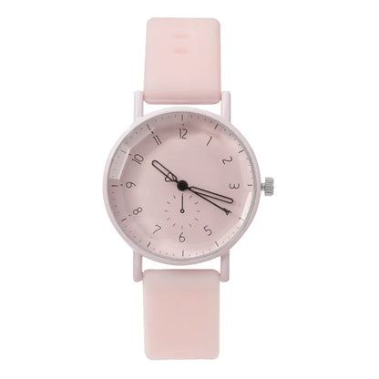 2024 New Women's Fashion Quartz Watch - Silicone Strap Sports Wristwatch for Students, Relojes Para Mujer