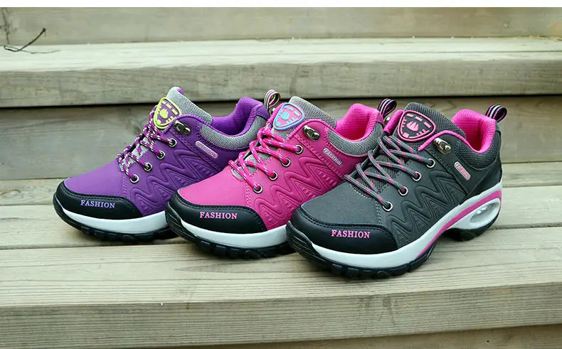 Women’s Sports Shoes – Platform Sneakers, Non-Slip Hiking & Running Shoes, Casual Low Top Footwear for Outdoor Activities