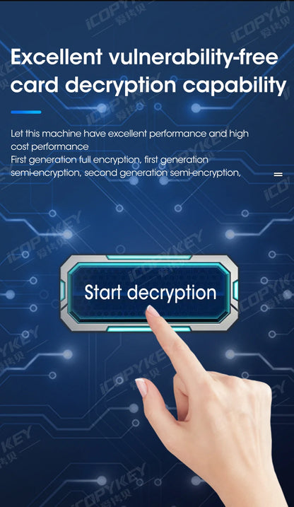 RFID Reader & Writer | Key Card Programmer, NFC Copier & Decoder with Mobile App
