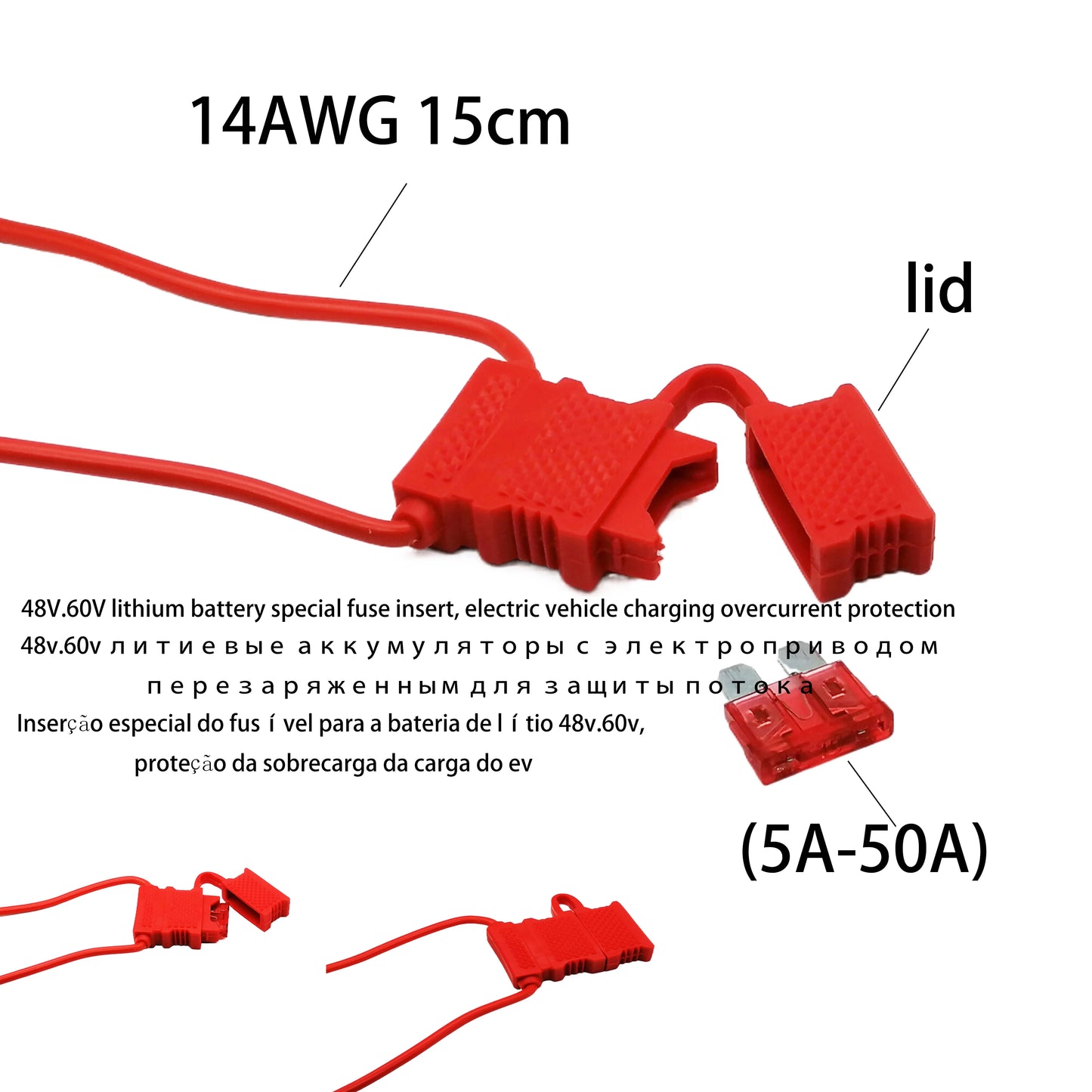 2A-30A Car Fuse & Waterproof Fuse Holder – 12V Auto Vehicle, RV, Truck, Trailer Modified Fuse Socket