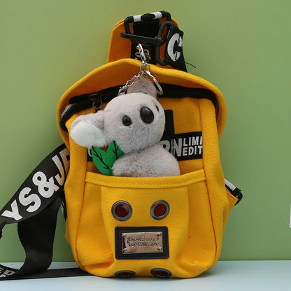 Cute Koala Plush Keychain – Soft Toy Keyring, Bag Pendant, DIY Jewelry Accessory, Novelty Gift Charm for Women