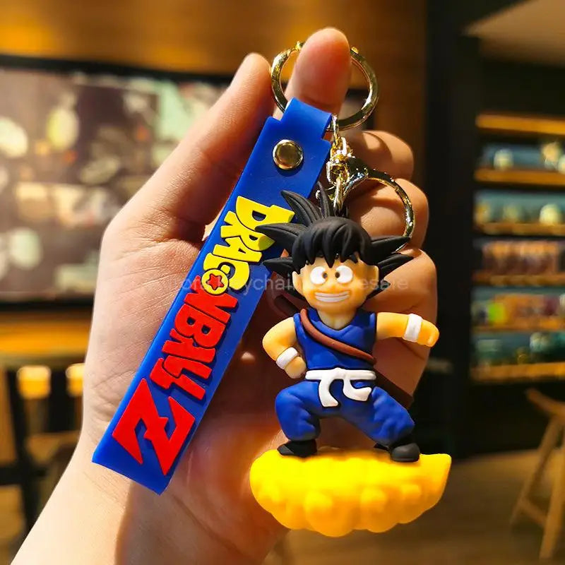 Dragon Ball Z Keychain – Super Saiyan Goku, Bulma, Broly, Piccolo & Majin Buu Car Pendant Toy Gift for Kids