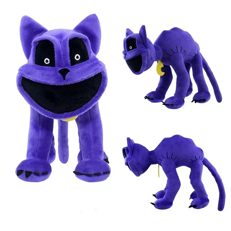 30cm Smiling Critters Plush Toy – Soft Cat Nap Stuffed Animal Doll, Birthday & Christmas Gift