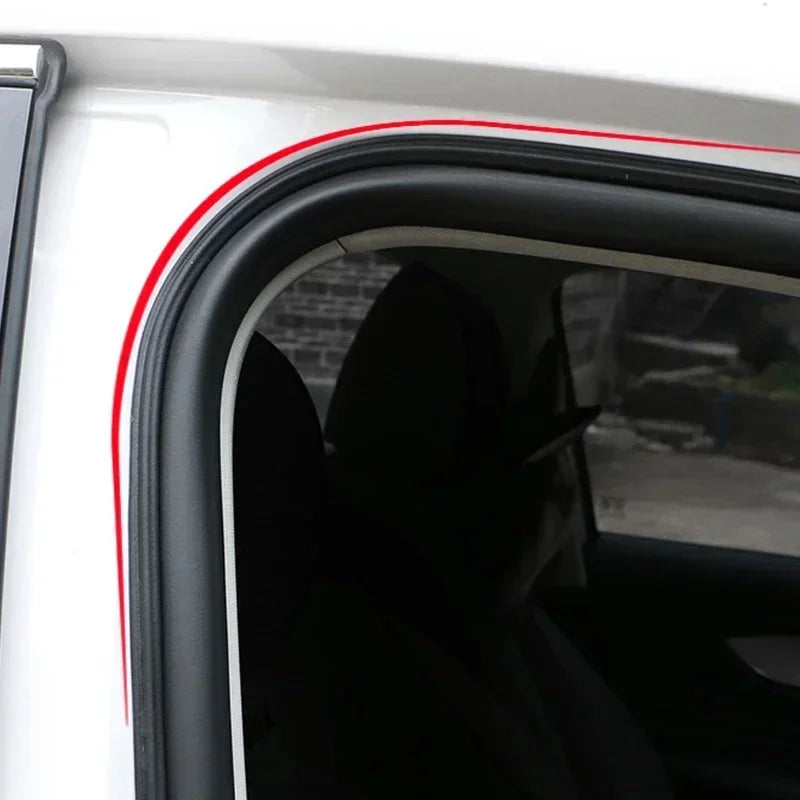Car Door Soundproof Seal Strip - Universal EPDM Rubber Dustproof, Waterproof & Noise Insulation Seal for Cars and Trucks