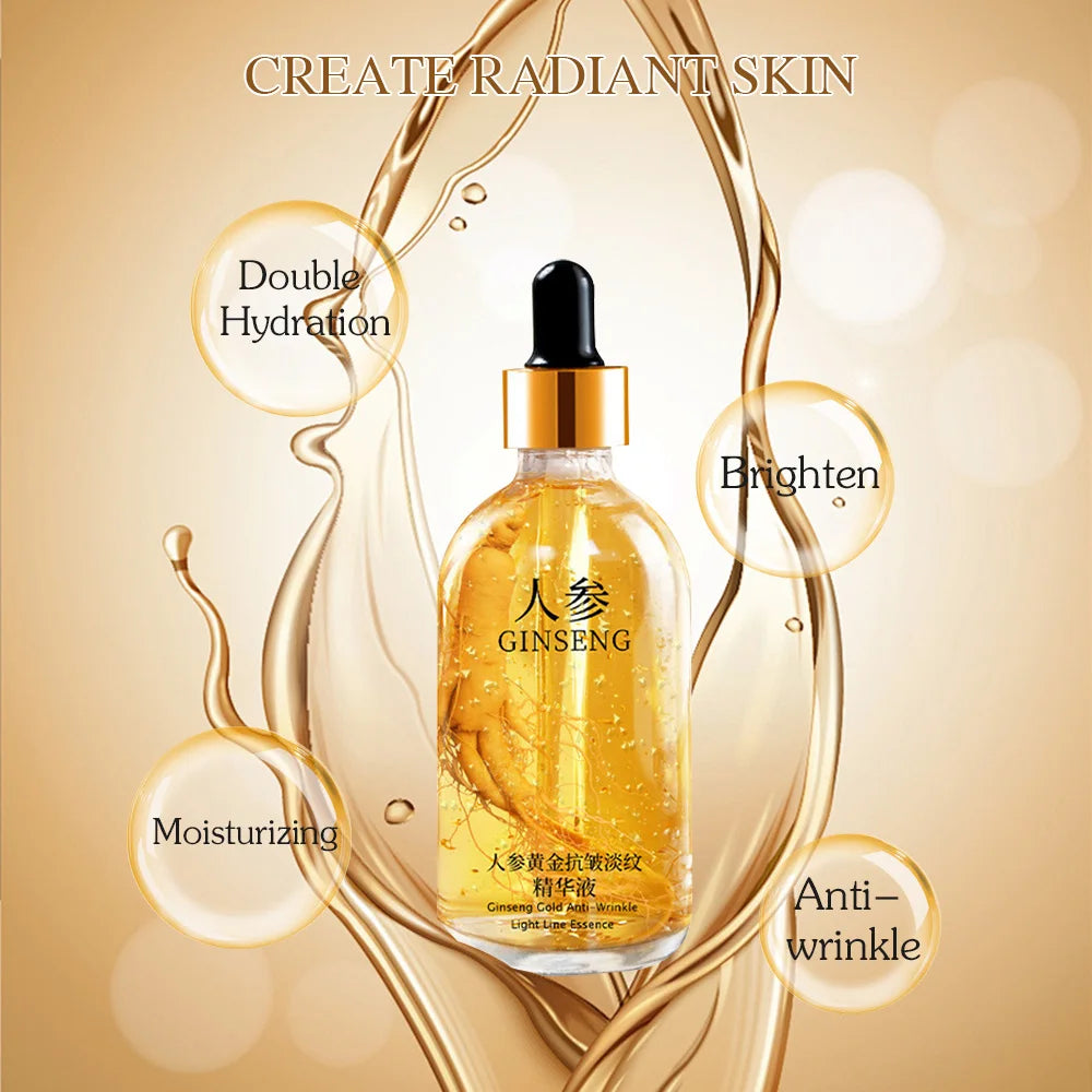 24K Gold Hyaluronic Acid Face Serum – Anti-Aging, Collagen Boosting & Whitening Skin Care Essence – 100ml