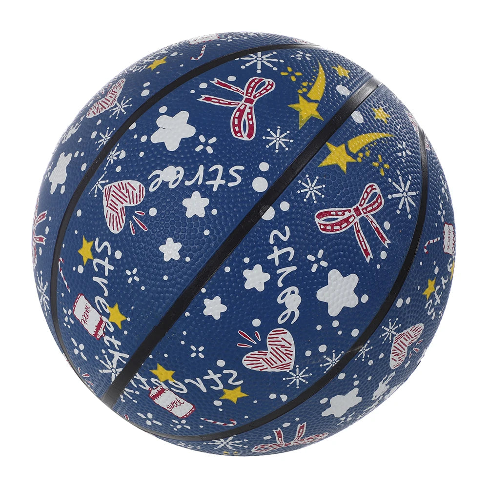 Premium Outdoor Rubber Basketball – Sizes 4/5/6/7 for Training, Adult & Youth Sports, Professional Game Ball