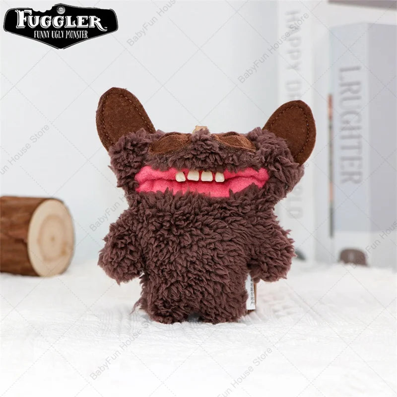 Original Fuggler Ugly Teeth Plush Keychain – Wide-Eyed Monster, Alien & Rabbit Peluche Pendant Toy