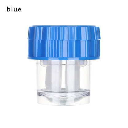 Portable Rotatable Contact Lens Cleaner Case – Manual Cleaning & Storage Container, Plastic Eyewear Accessories Holder for Travel
