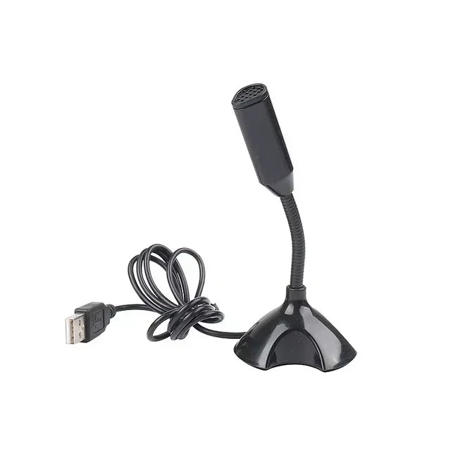 USB Studio Microphone with Adjustable Stand - Desktop Gaming, Streaming & Recording Mic for Laptop & Computer