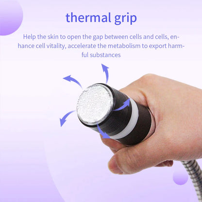 Hot Cold Electroporation No Needle Mesotherapy Machine – Anti-Aging RF Skin Cooling & Face Lifting Facial Equipment