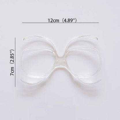 Ski Goggles Myopia Frame Insert – Flexible Optical Adapter for Prescription Lenses