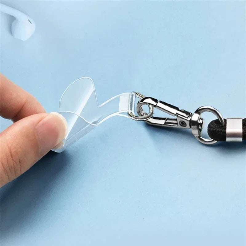 Universal TPU Anti-Lost Phone Lanyard – 10/5/1PCS Detachable Nylon Hanging Cord Strap, Card Gasket & Tether Pad