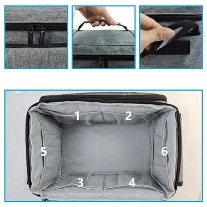 Travel First Aid Kit Bag – Multifunctional Medical Storage Organizer with Layered Medicine Boxes for Home & On-the-Go