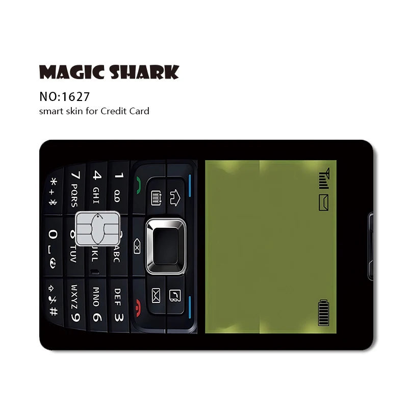 Stylish Phone & Card Sticker Set – Evil FBI, Tiger, Mexico Flag, Snowman, Anime & Movie Monster Skins