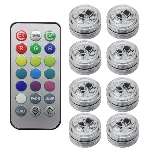 Remote Control LED Car Interior Lights – 13 Color Ambient Atmosphere Lamp for Roof & Footwell Decoration