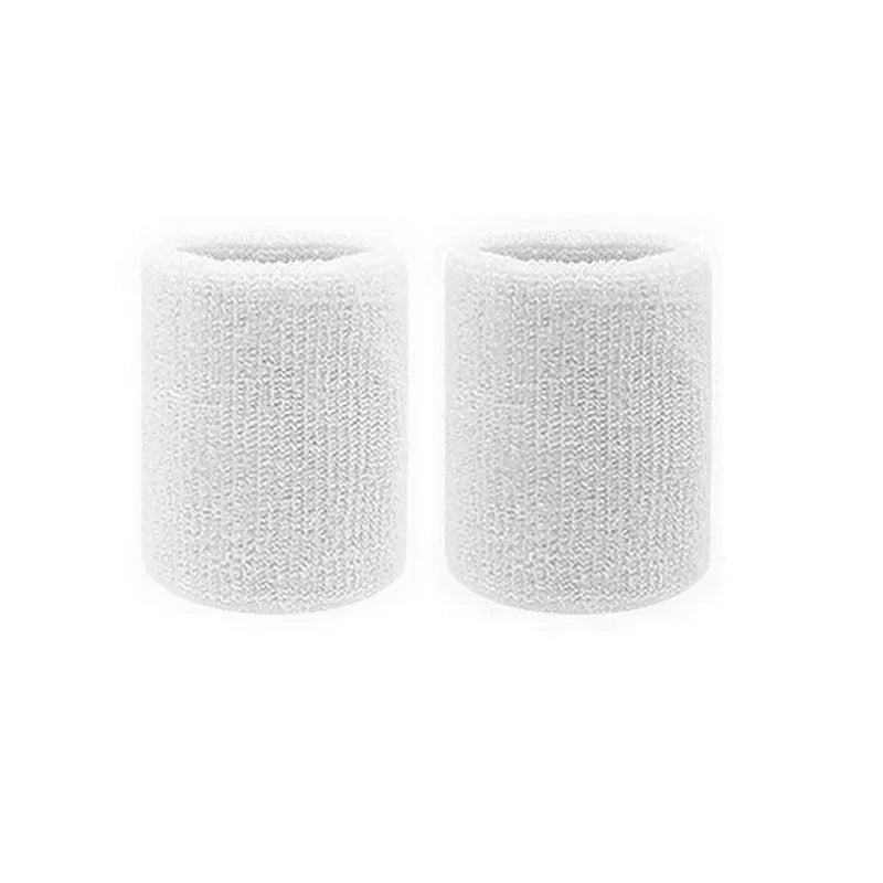 2PCS Sports Wristbands – Tennis & Fitness Sweat Bands for Basketball, Volleyball, Padel with Wrist Guard Cuffs