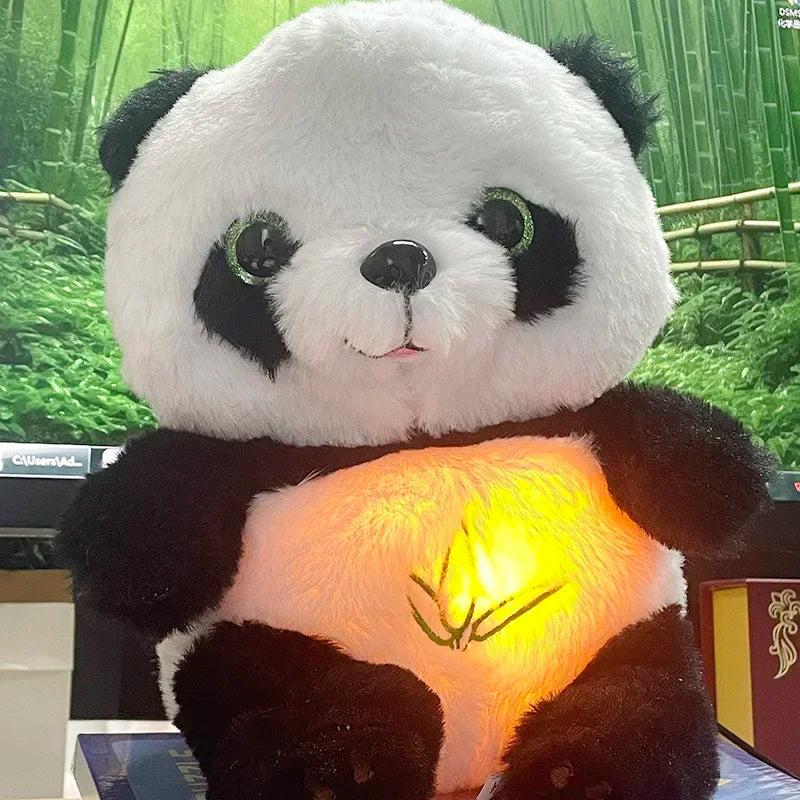 Breathing Panda Plush Toy – Soothing Sound & Light Doll for Babies and Kids, Musical Sleeping Companion