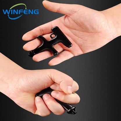 Nylon Plastic Steel Self-Defense Stinger – Emergency Glass Breaker & EDC Survival Tool for Outdoor Camping